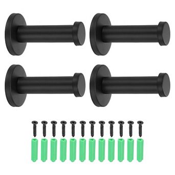 0.87 x 0.63 Inch(LxDIA)Stainless Steel Bathroom Towel Hook 4 pc