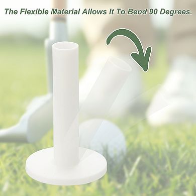 6PCS 1.77 Inch Rubber Golf Practice Tee, Rubber Driving Tee-Fitting for Outdoor