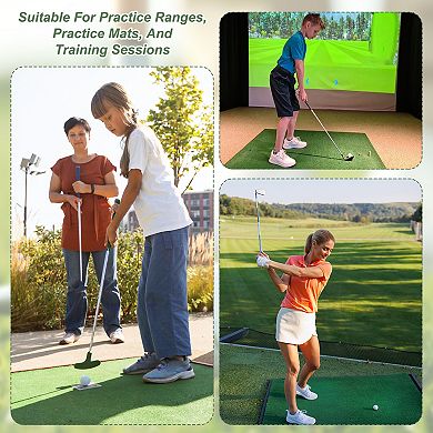 6PCS 1.77 Inch Rubber Golf Practice Tee, Rubber Driving Tee-Fitting for Outdoor