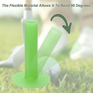 6PCS 2.13 Inch Rubber Golf Practice Tee, Rubber Driving Tee-Fitting for Outdoor