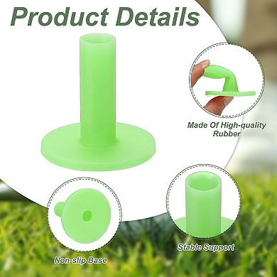 6PCS 2.13 Inch Rubber Golf Practice Tee, Rubber Driving Tee-Fitting for Outdoor