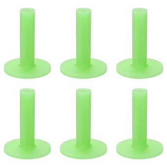 6 pc 2.76 Inch Rubber Golf Practice Tee, Rubber Driving Tee-Fitting for Outdoor
