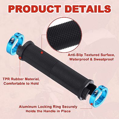 1Set Ergonomic Bike Grips, Bicycle Handlebar Grips Bike Handle Bar Wrap