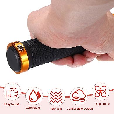 1Set Ergonomic Bike Grips, Bicycle Handlebar Grips Bike Handle Bar Wrap