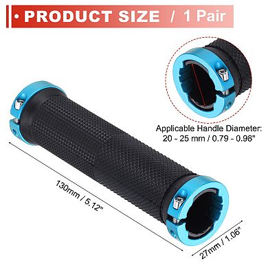1Set Ergonomic Bike Grips, Bicycle Handlebar Grips Bike Handle Bar Wrap
