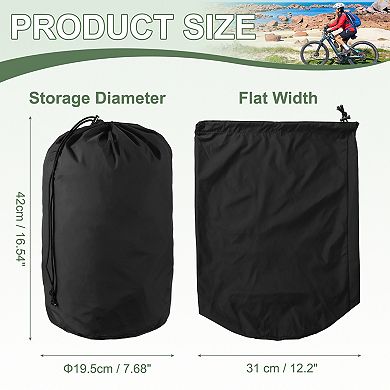 1Pc Sleeping Bag Storage Sack, Waterproof Outdoor Storage