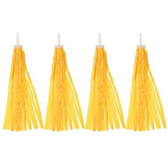 4 pc Bike Streamers, Colorful Scooter Handlebar Tassels Grips Ribbon