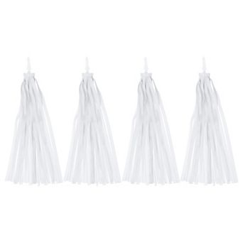 4 pc Bike Streamers, Colorful Scooter Handlebar Tassels Grips Ribbon