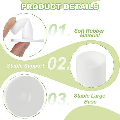 8PCS 3.1 Inch Rubber Golf Tee, Golf Practice Tees Training