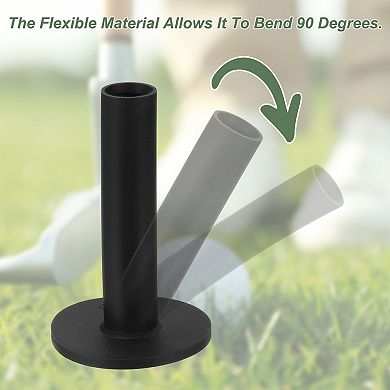 6PCS 3.15 Inch Rubber Golf Practice Tee, Rubber Driving Tee-Fitting for Outdoor