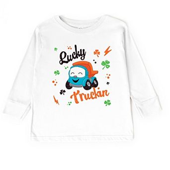 Leo the Truck Lucky Truckin - Toddler Long Sleeve Graphic Tee