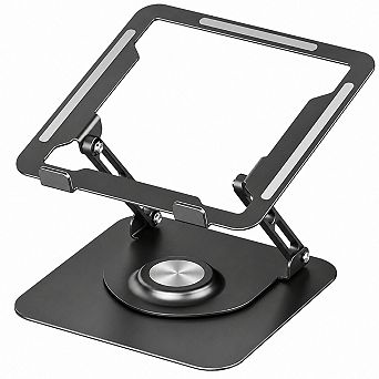 Adjustable 360 Rotating Laptop Stand Foldable Portable Ergonomic Heat Dissipation Universal Fit