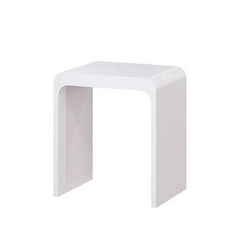 11.42 in W Freestanding Solid Surface Shower Seat