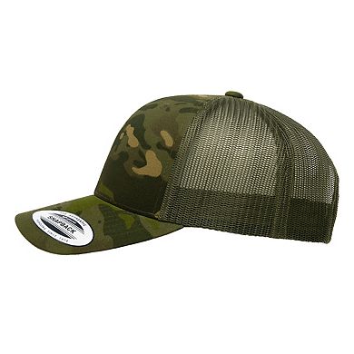 Flexfit by Yupoong Multicam Retro Trucker Cap