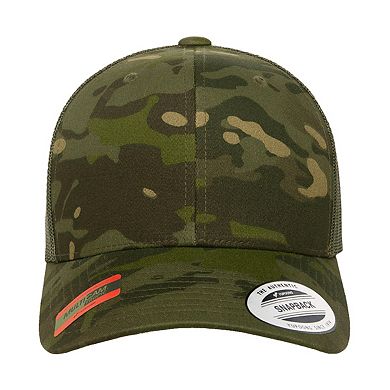 Flexfit by Yupoong Multicam Retro Trucker Cap