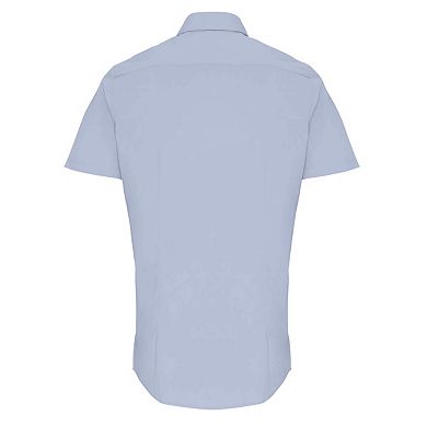 Henbury Womens/Ladies Short Sleeve Classic Oxford Work Shirt