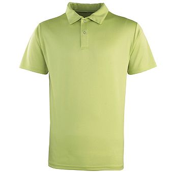 Premier Unisex Coolchecker Studded Plain Polo Shirt