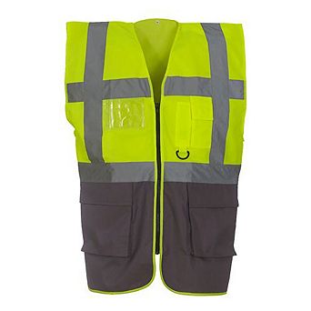 Yoko Hi-Vis Premium Executive/Manager Waistcoat / Jacket