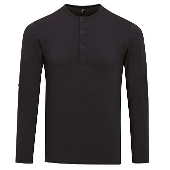Premier Mens Long John Roll Sleeve Tee