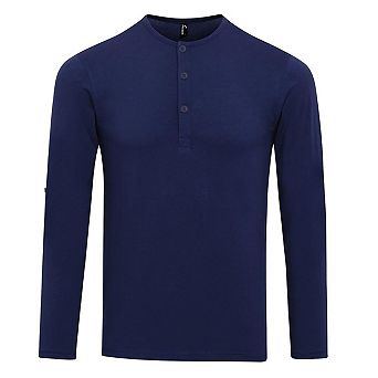 Premier Mens Long John Roll Sleeve Tee