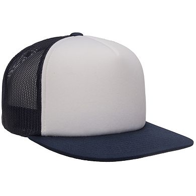 Flexfit By Yupoong Foam Trucker Cap With White Front
