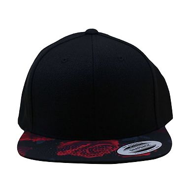 Flexfit by Yupoong Unisex Roses Print Snapback Cap