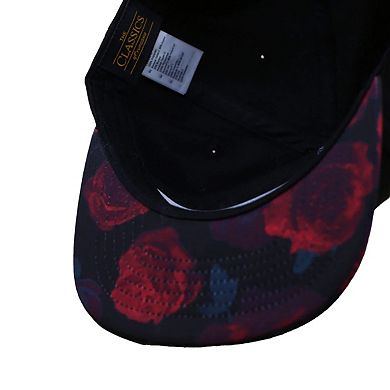 Flexfit by Yupoong Unisex Roses Print Snapback Cap