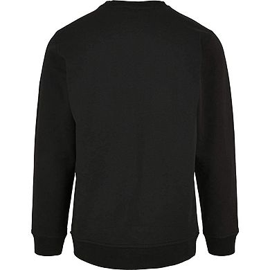 Build Your Brand Mens Basic Crew Neck Sweatshirt