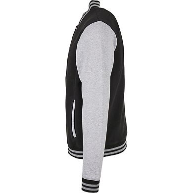 Build Your Brand Mens Basic College Jacket