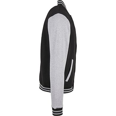 Build Your Brand Mens Basic College Jacket