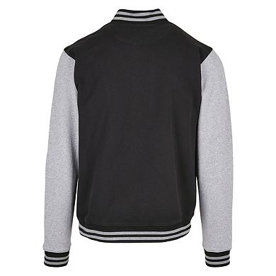 Build Your Brand Mens Basic College Jacket