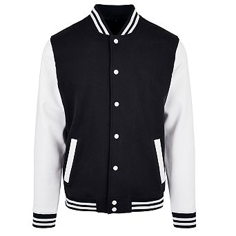 Build Your Brand Mens Basic College Jacket