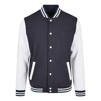 Build Your Brand Mens Basic College Jacket