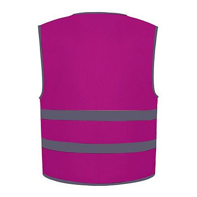 Yoko Childrens/Kids Hi-Vis Two Band Waistcoat