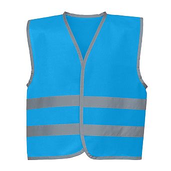 Yoko Childrens/Kids Hi-Vis Two Band Waistcoat