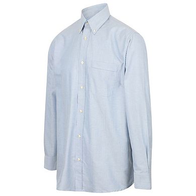 Henbury Mens Classic Oxford Long-Sleeved Formal Shirt