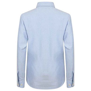 Henbury Womens/Ladies Oxford Classic Long-Sleeved Formal Shirt