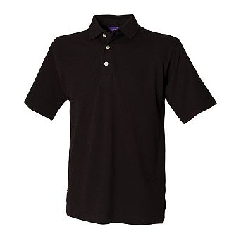 Henbury Mens Classic Cotton Pique Heavy Polo Shirt