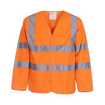 Yoko Mens Hi-Vis Long-Sleeved Jacket