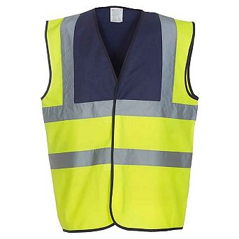 Yoko Mens Band & Brace Hi-Vis Waistcoat