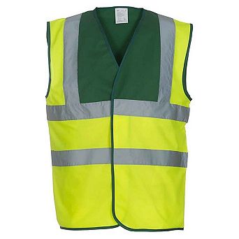 Yoko Mens Band & Brace Hi-Vis Waistcoat