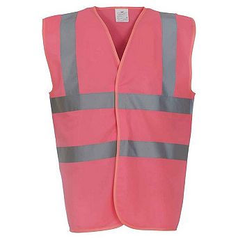 Yoko Mens Band & Brace Hi-Vis Waistcoat