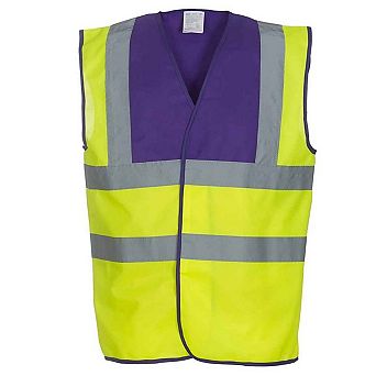 Yoko Mens Band & Brace Hi-Vis Waistcoat