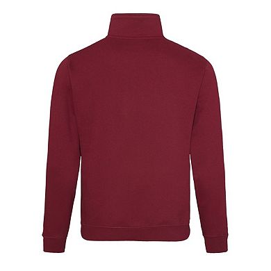 Awdis Mens Sophomore Zip Neck Sweatshirt
