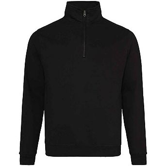 Awdis Mens Sophomore Zip Neck Sweatshirt