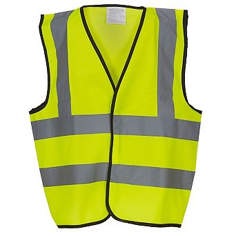 Yoko Childrens/Kids Hi-Vis Waistcoat