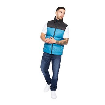 Crosshatch Mens Demerley Contrast Panel Gilet