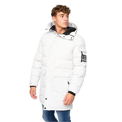 Crosshatch Mens Milwaka Long Padded Jacket