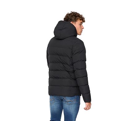 Crosshatch Mens Kampleys Embossed Padded Jacket