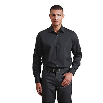 Premier Mens Poplin Long-Sleeved Formal Shirt